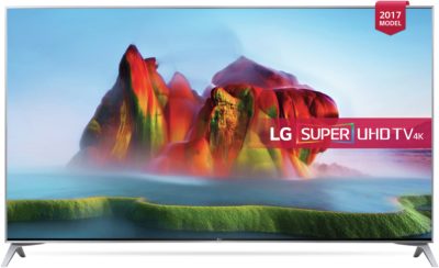 LG 49SJ800V 49 Inch Smart 4K Ultra HD TV with HDR.